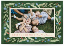 Verdant Holiday Photo Cards