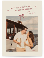 Merry Little Bow Holiday Photo Cards