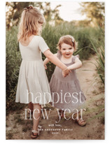 Festive Type Holiday Photo Cards