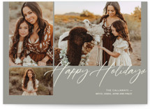 Handwritten Holiday Holiday Photo Cards