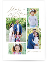 Simple Script Holiday Photo Cards