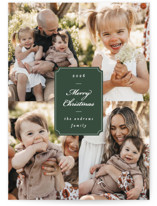 Vintage Wishes Holiday Photo Cards