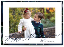 Yule Plaid Holiday Photo Cards