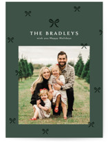 Bow-tied Holiday Photo Cards