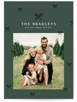 Bow-tied Holiday Photo Cards