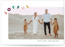 Type and Color Holiday Photo Cards