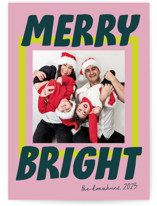 Bold and Bright Holiday Photo Cards