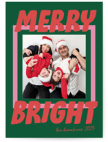 Bold and Bright Holiday Photo Cards