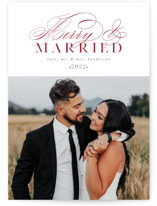 So Merry Married Holiday Photo Cards