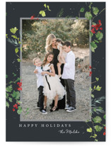 Festive Ivy Holiday Photo Cards