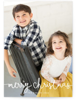 Playful Script Holiday Photo Cards