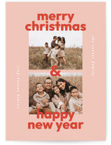Bold Stack Holiday Photo Cards