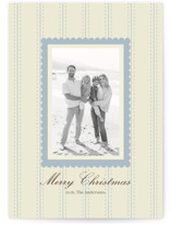 Pinstripe Holiday Photo Cards