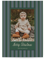 Heritage Stripes Holiday Photo Cards