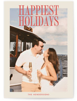 standout Holiday Photo Cards