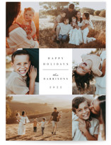 simple line Holiday Photo Cards