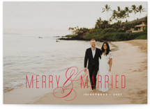 Merry and Married Holiday Photo Cards