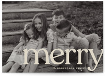 cropped Holiday Photo Cards