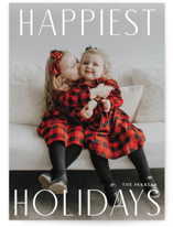 Elegant Holiday Holiday Photo Cards