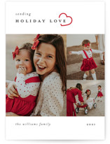 sending holiday love Holiday Photo Cards