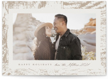 Warm Pine Holiday Photo Cards