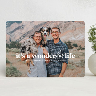 a wonderfur life Holiday Photo Cards
