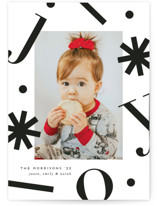 Joy Confetti Holiday Photo Cards