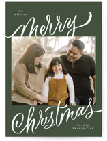 Merry Christmas Holiday Photo Cards