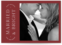 Married + Bright Holiday Photo Cards