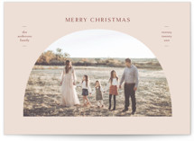 Arched Simplicity Holiday Photo Cards
