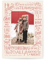 Happy Christmas to All Holiday Photo Cards