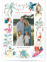 Merry Luau Holiday Photo Cards