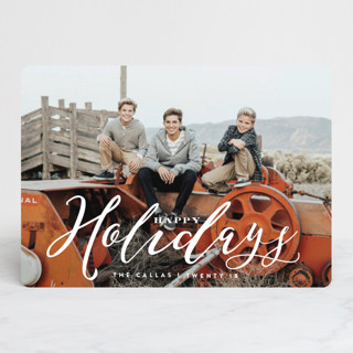 Classic Xmas Holiday Photo Cards