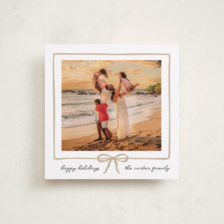 lil bow Holiday Photo Cards