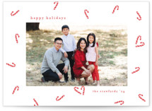 Cutie Candy Canes Holiday Photo Cards