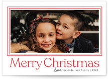 Classic Berry Holiday Photo Cards