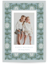 Cottage Floral Holiday Photo Cards