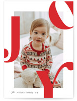 Modern Joy Holiday Photo Cards
