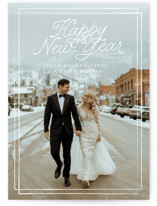 A Classic Christmas Holiday Photo Cards