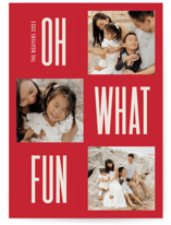 Slim Type Holiday Photo Cards