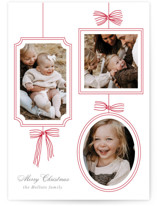 Bows Holiday Photo Cards