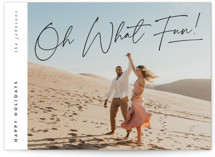 Oh What Fun Holiday Holiday Photo Cards