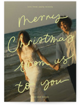 Postcard From Us Holiday Photo Cards