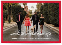 What A Wonderful Life Holiday Photo Cards
