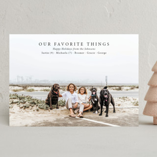 Fav Things Holiday Photo Cards