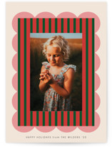 Layered frame Holiday Photo Cards