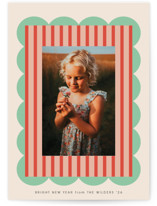 Layered frame Holiday Photo Cards