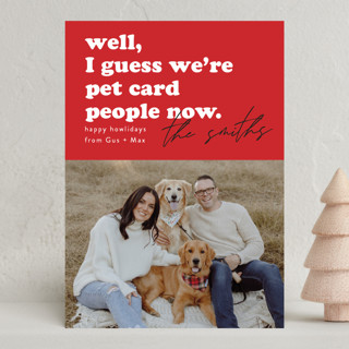 Pet card People Holiday Photo Cards