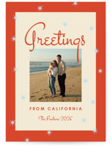 Vintage Vacay Holiday Photo Cards