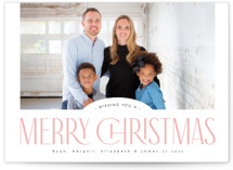 Classic headline Holiday Photo Cards